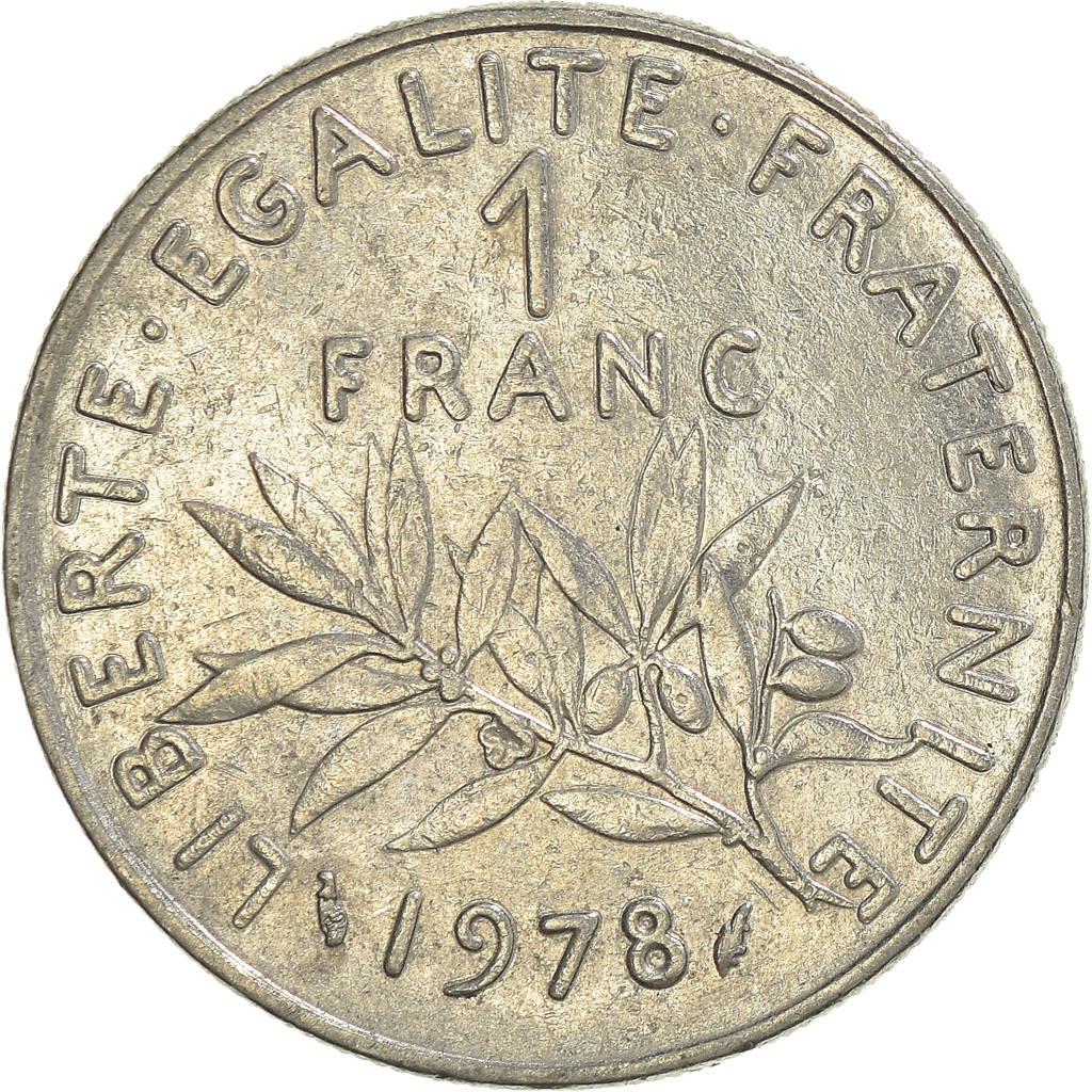 Moneda, Francia, Franc, 1978