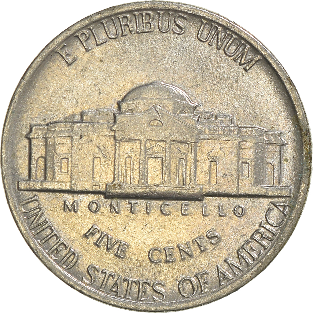 Moneda, Estados Unidos, 5 Cents, 1978