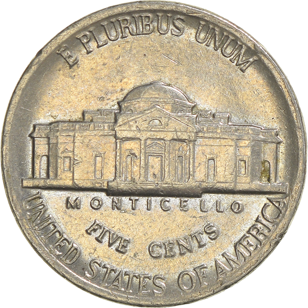 Moneda, Estados Unidos, 5 Cents, 1984