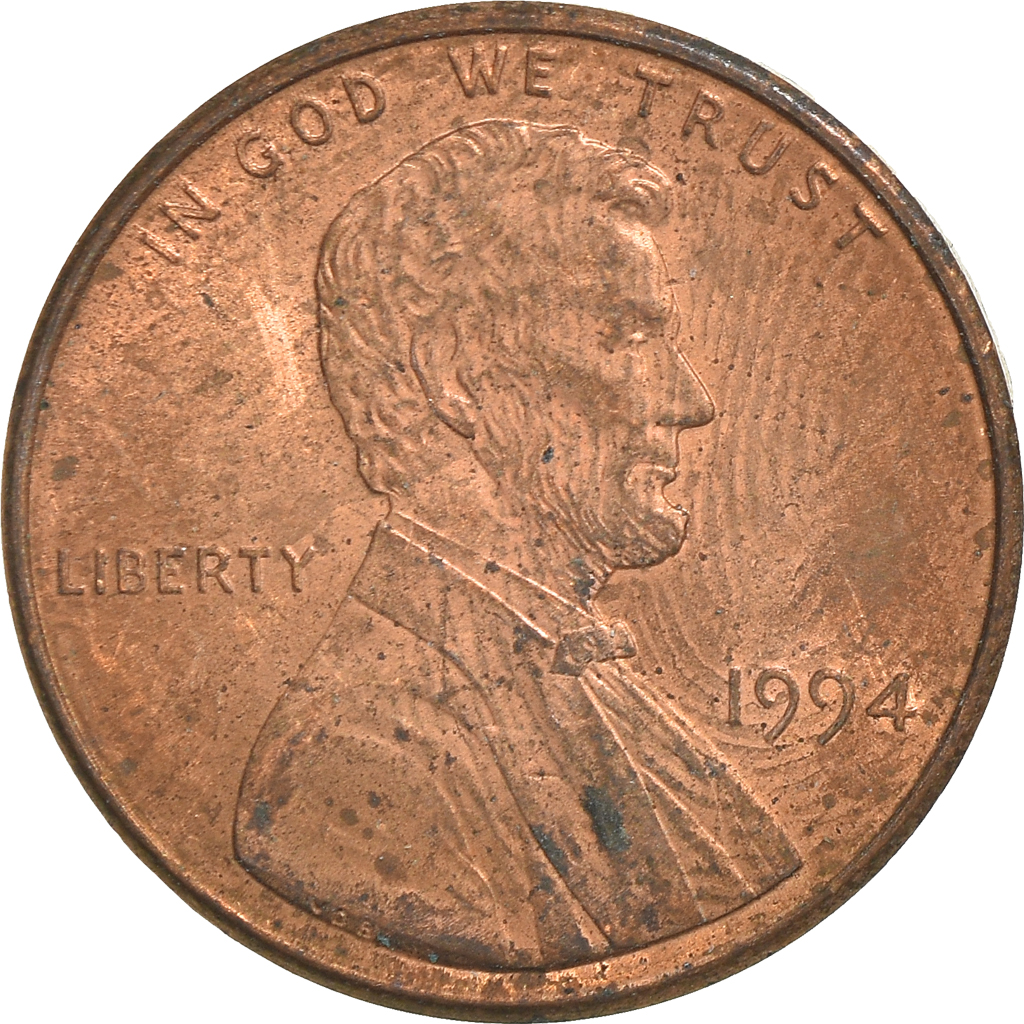 Moneda, Estados Unidos, Cent, 1994