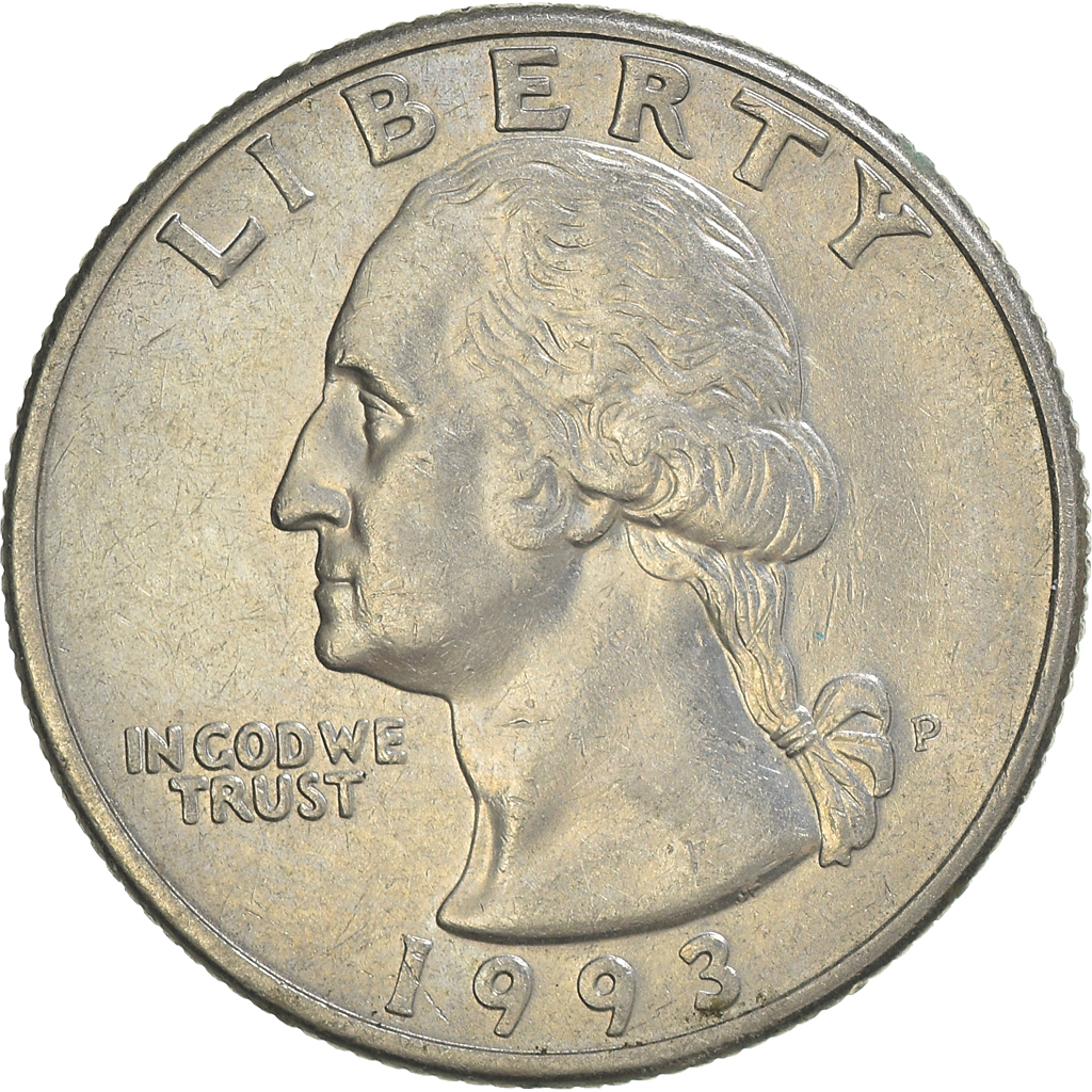 Moneda, Estados Unidos, Quarter, 1993