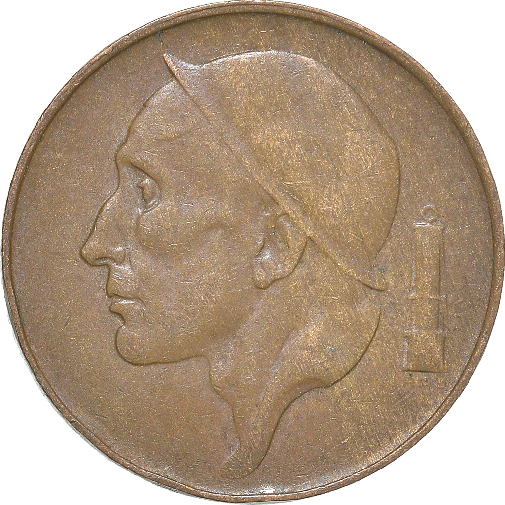 Moneda, Bélgica, 50 Centimes, 1953