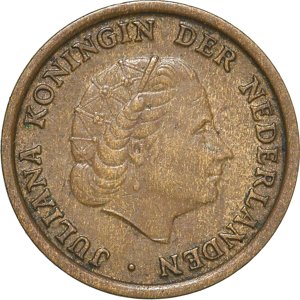 Moneda, Países Bajos, Cent, 1958