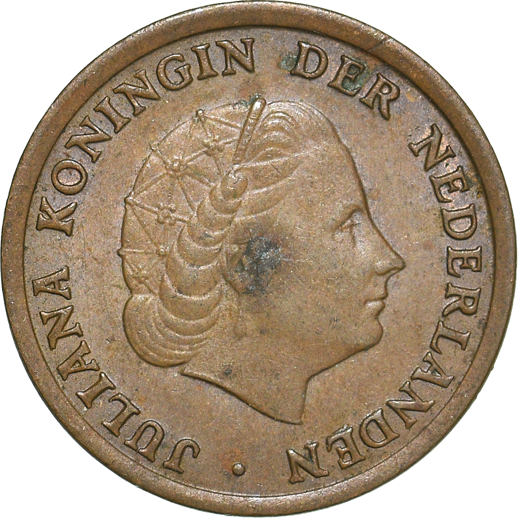Moneda, Países Bajos, Cent, 1966