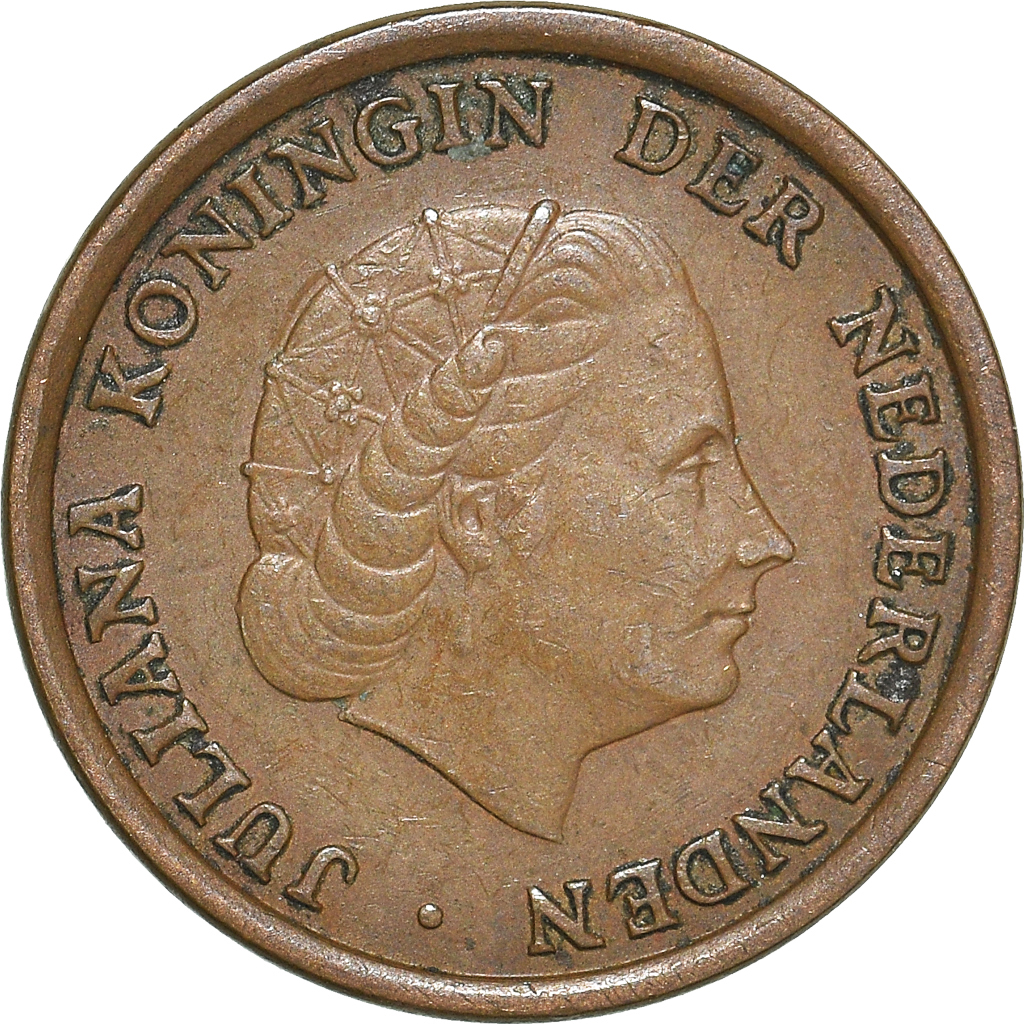Moneda, Países Bajos, Cent, 1956