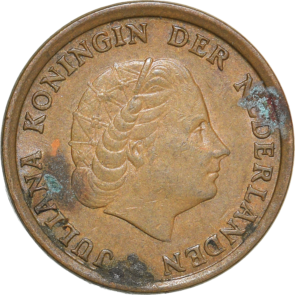 Moneda, Países Bajos, Cent, 1966