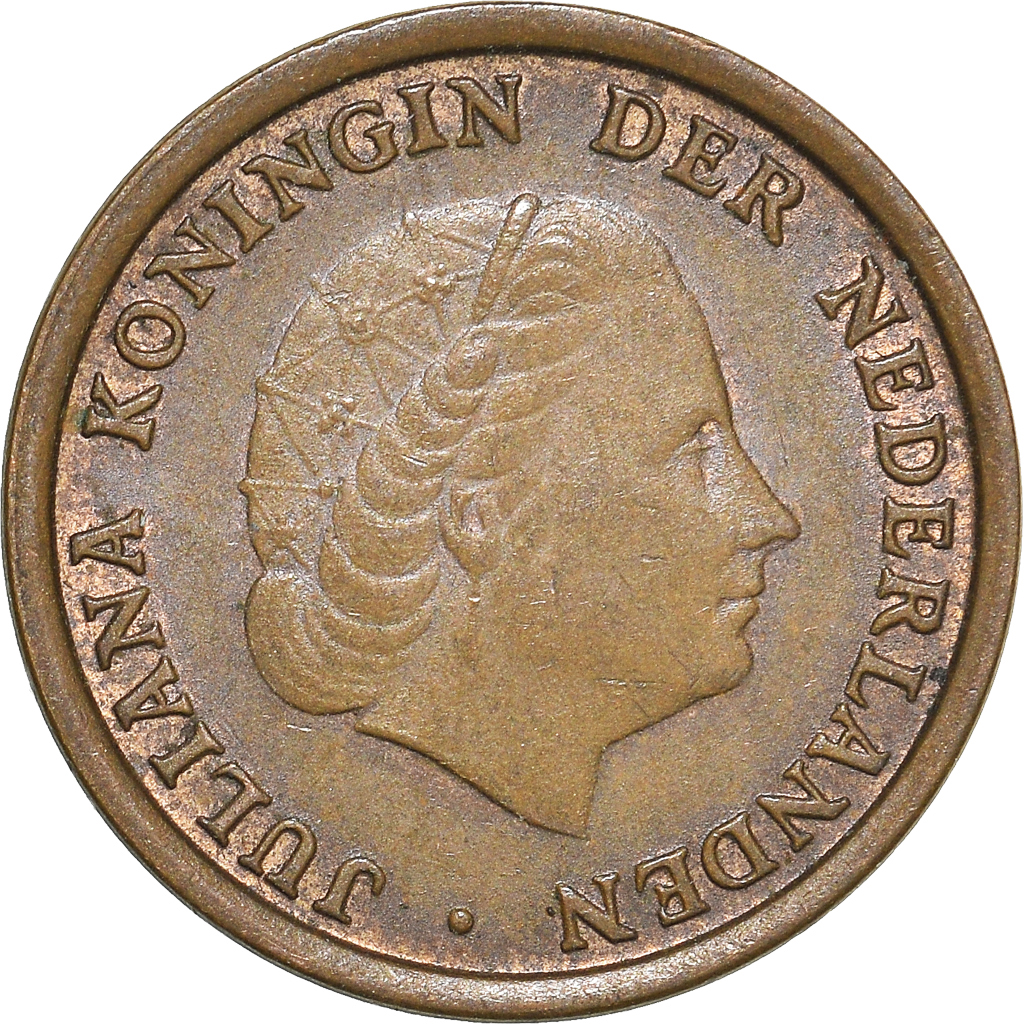 Moneda, Países Bajos, Cent, 1966