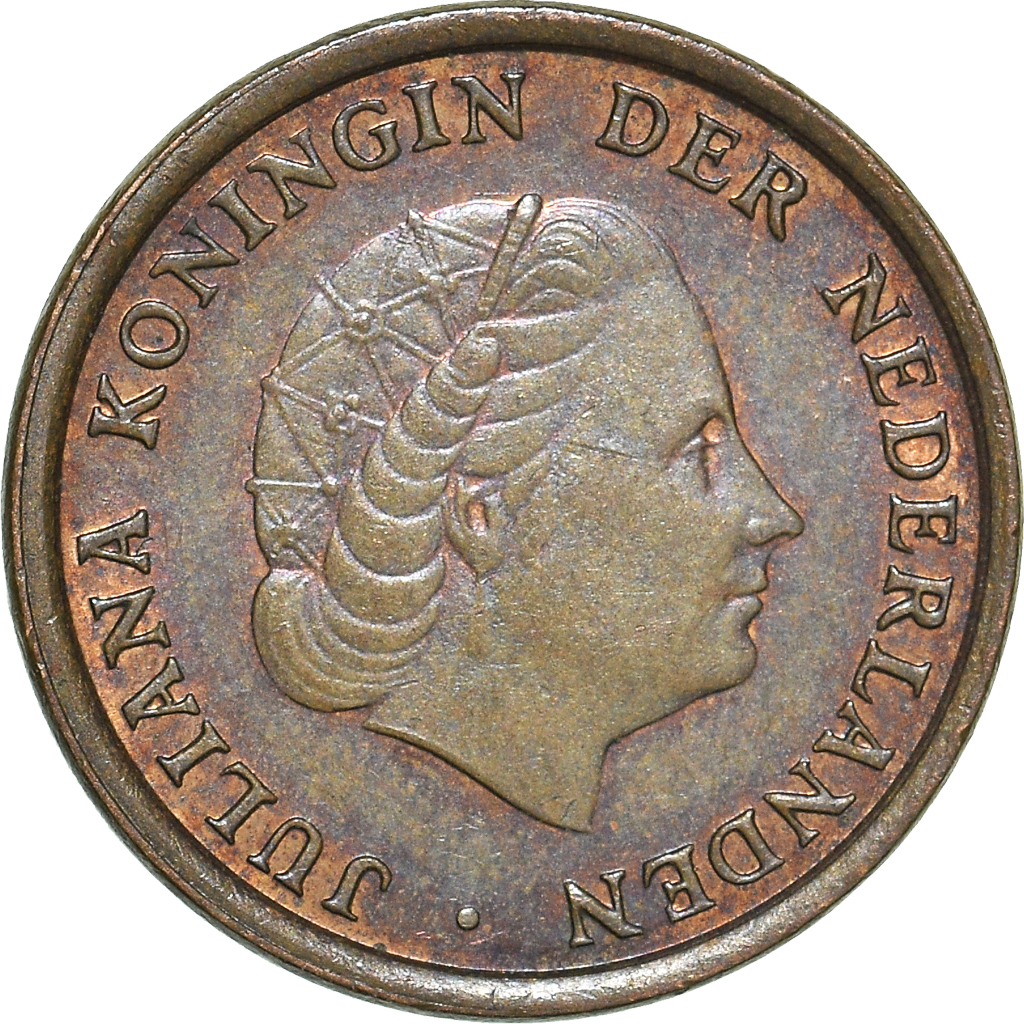 Moneda, Países Bajos, Cent, 1977