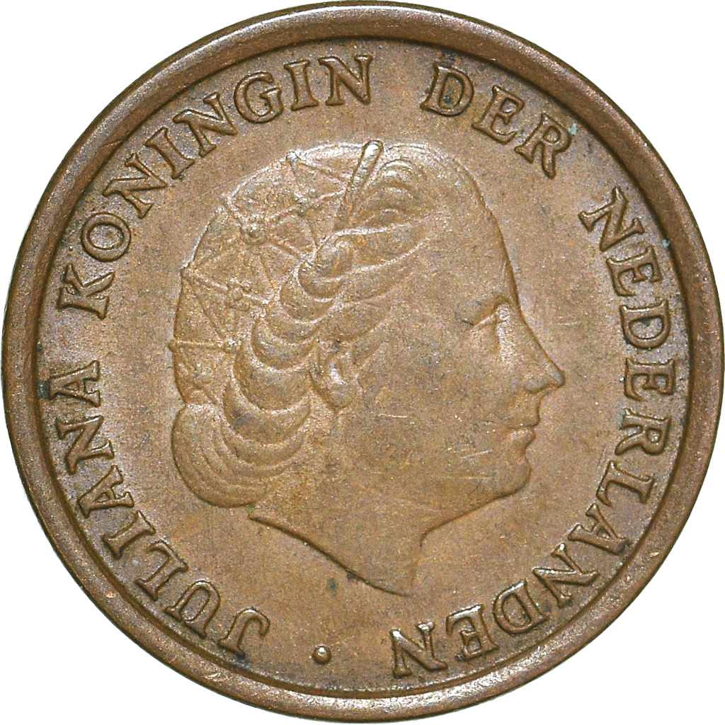 Moneda, Países Bajos, Cent, 1966