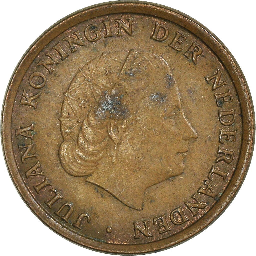 Moneda, Países Bajos, Cent, 1969