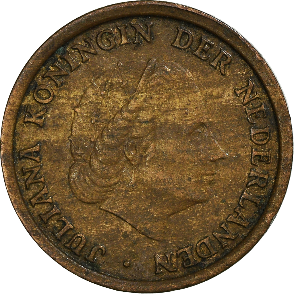 Moneda, Países Bajos, Cent, 1957