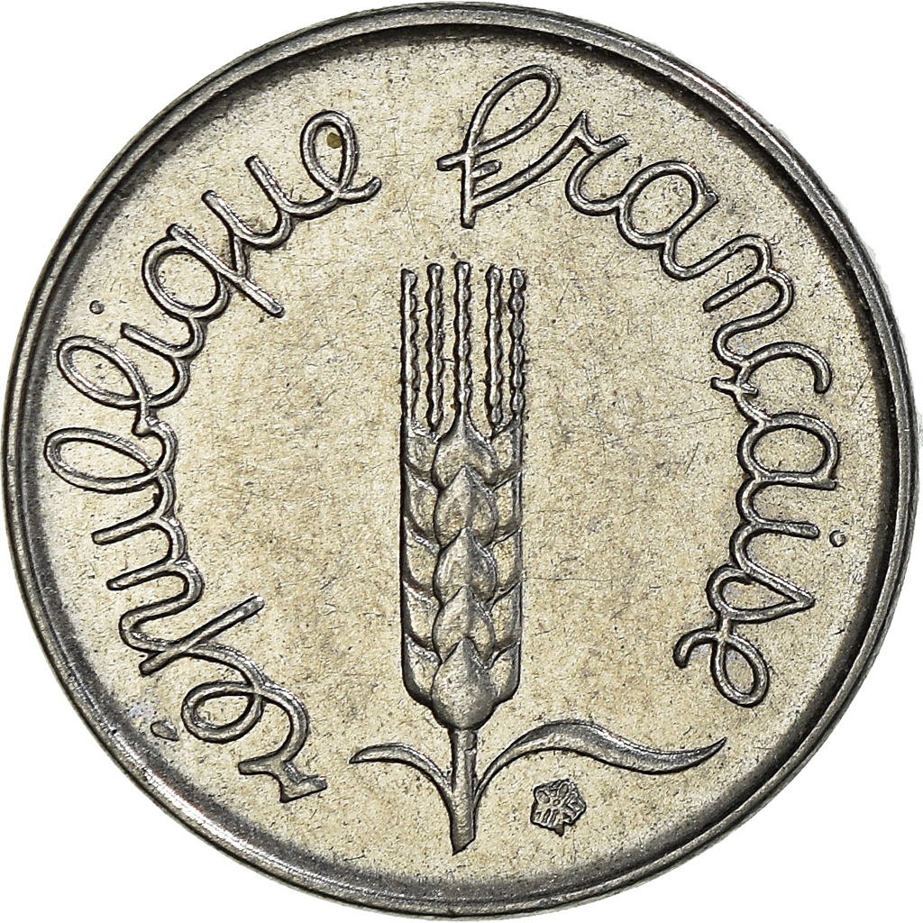 Moneda, Francia, Centime, 1970