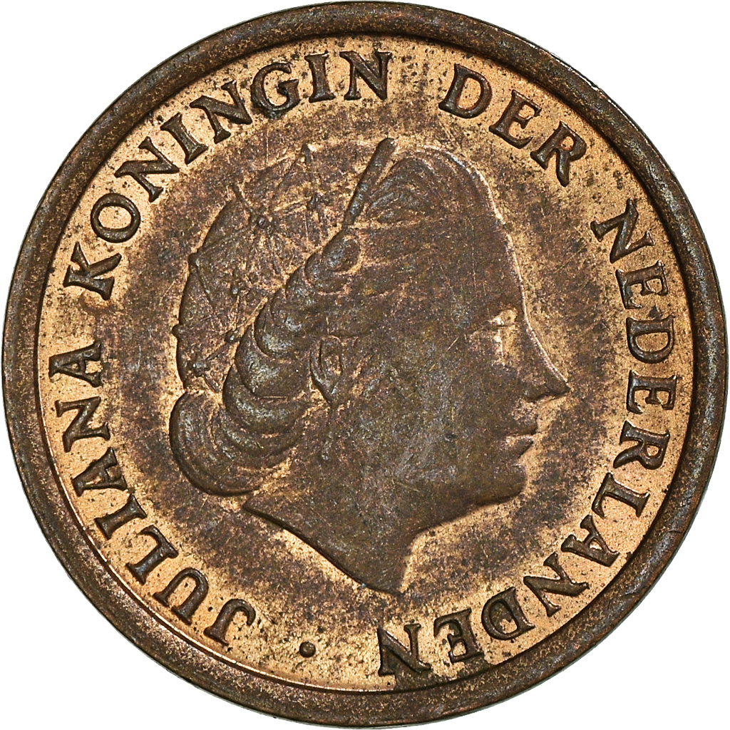 Moneda, Países Bajos, Cent, 1969