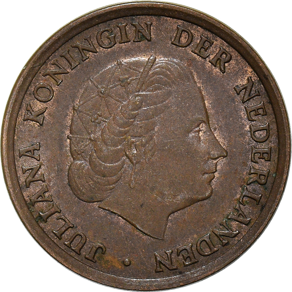 Moneda, Países Bajos, Cent, 1964