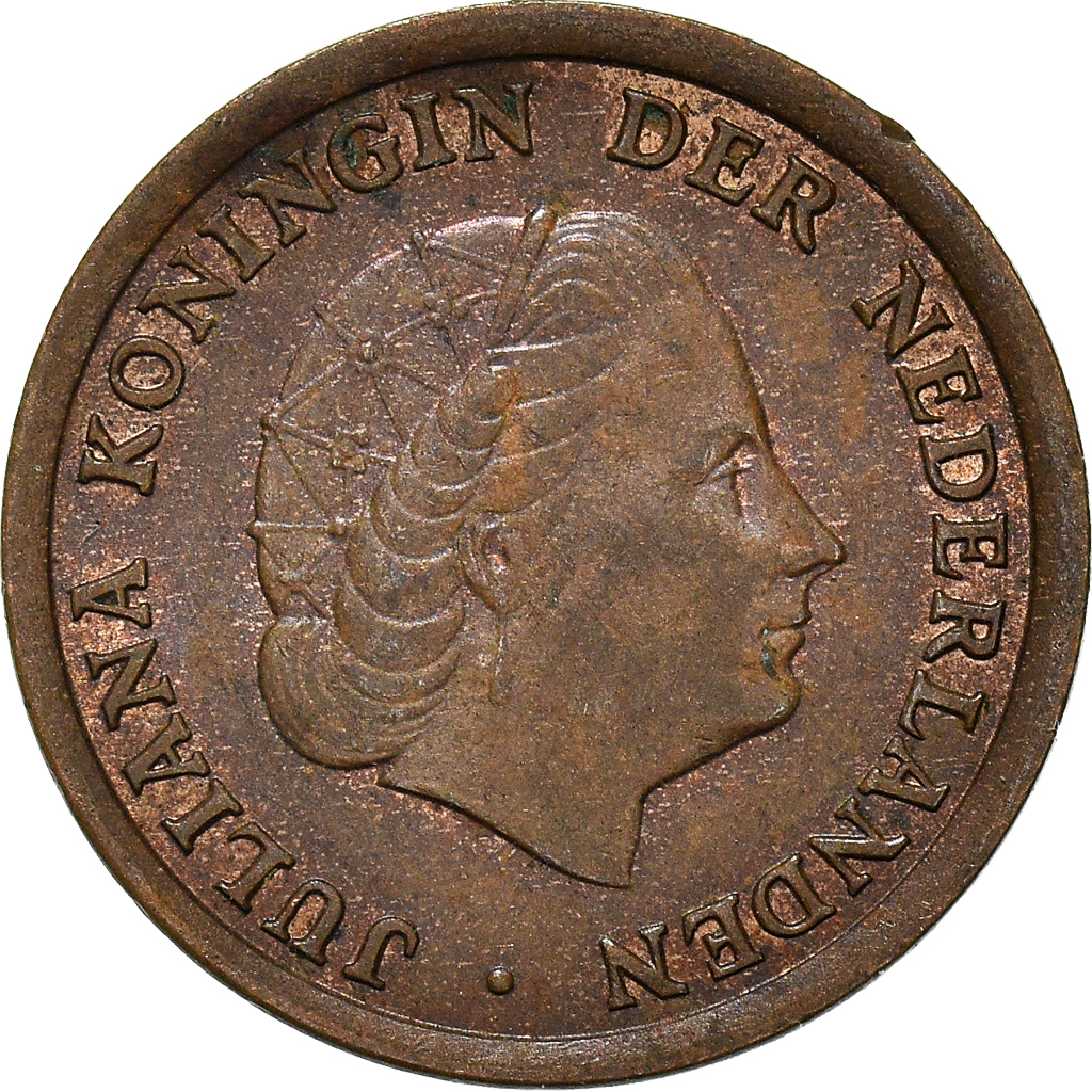Moneda, Países Bajos, Cent, 1964