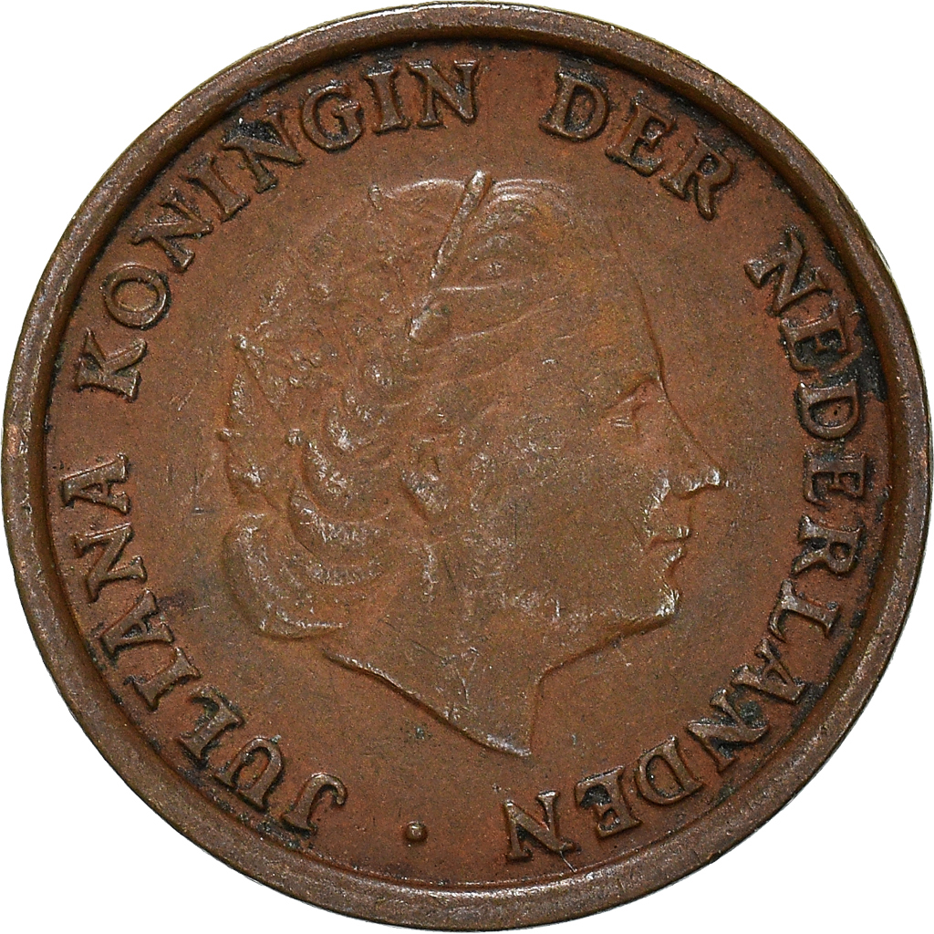 Moneda, Países Bajos, Cent, 1955