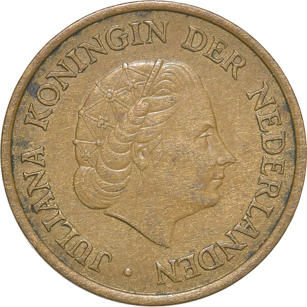 Moneda, Países Bajos, 5 Cents, 1962