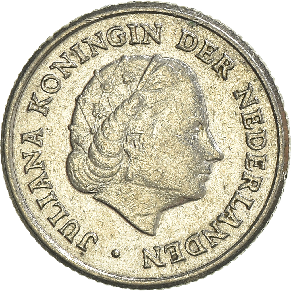 Moneda, Países Bajos, 10 Cents, 1951