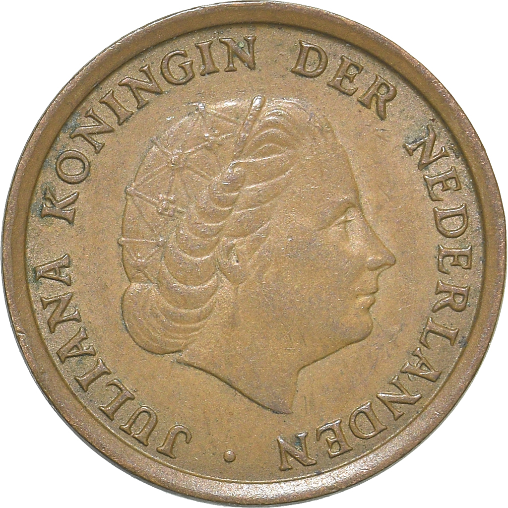 Moneda, Países Bajos, Cent, 1970