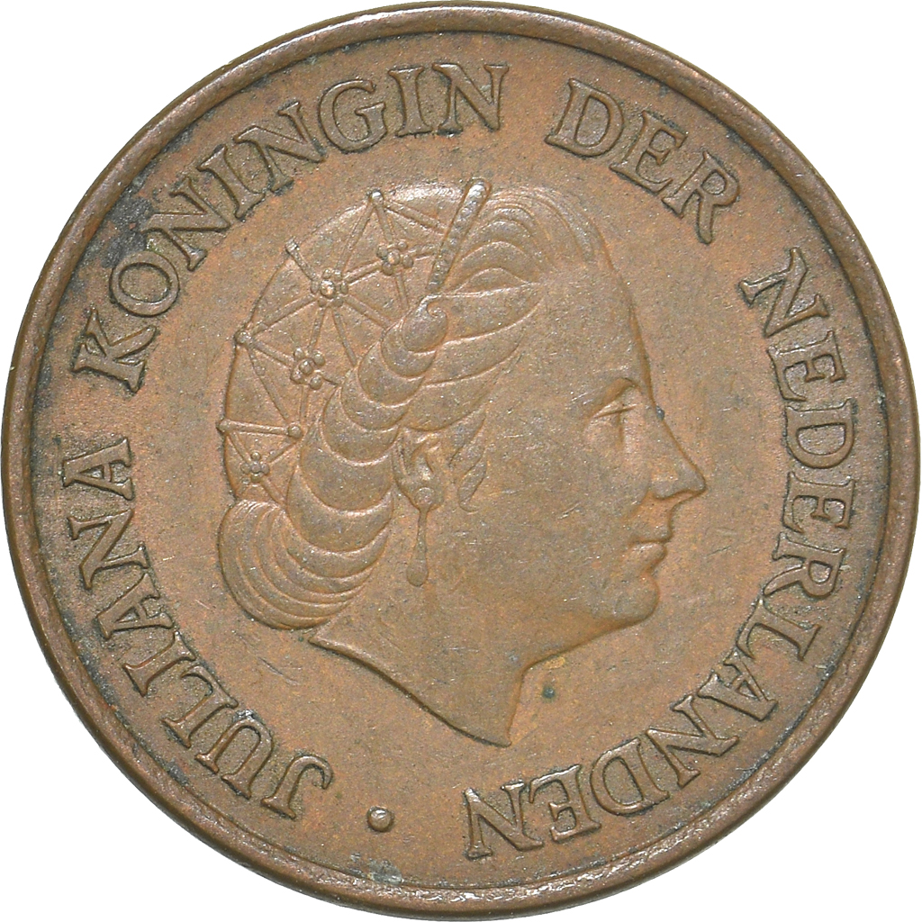 Moneda, Países Bajos, 5 Cents, 1963