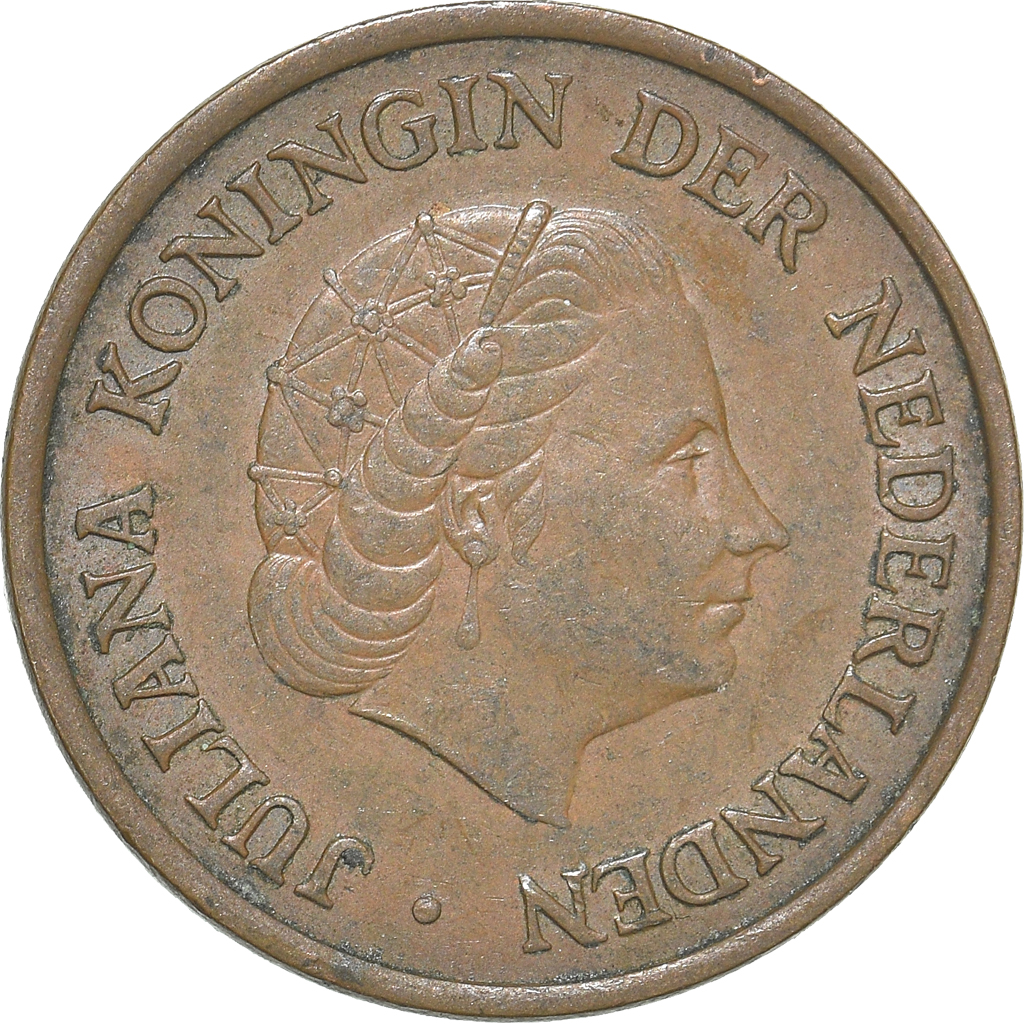 Moneda, Países Bajos, 5 Cents, 1957