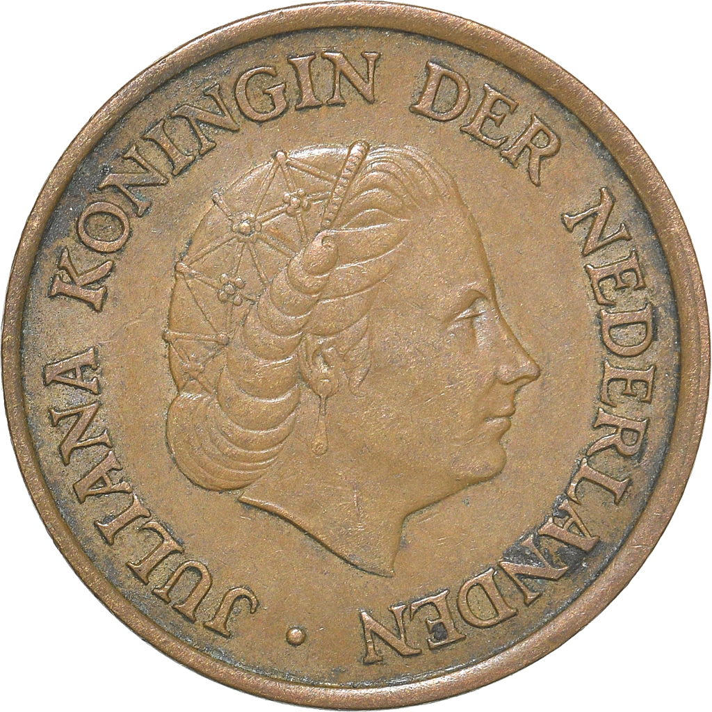 Moneda, Países Bajos, 5 Cents, 1961