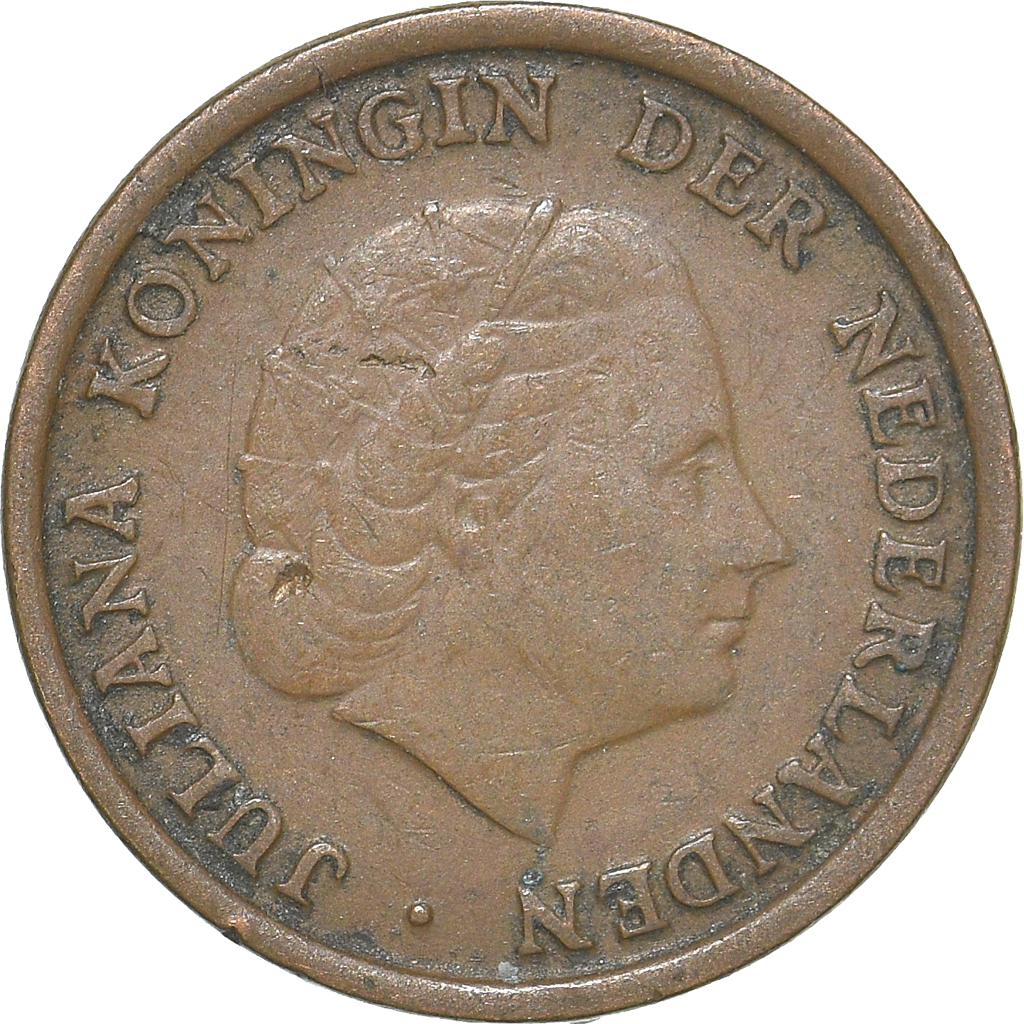 Moneda, Países Bajos, Cent, 1952