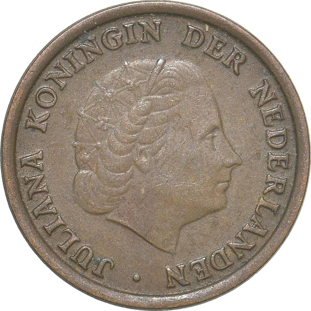 Moneda, Países Bajos, Cent, 1955
