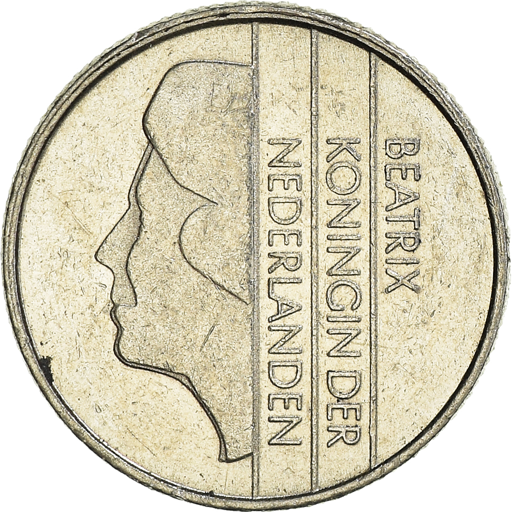 Moneda, Países Bajos, 10 Cents, 1986