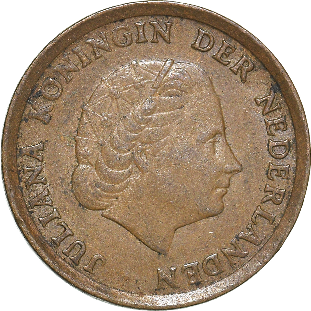 Moneda, Países Bajos, Cent, 1968