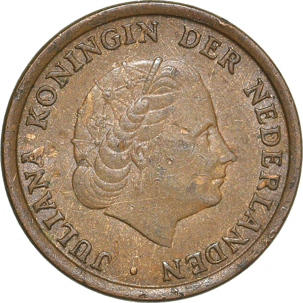 Moneda, Países Bajos, Cent, 1966