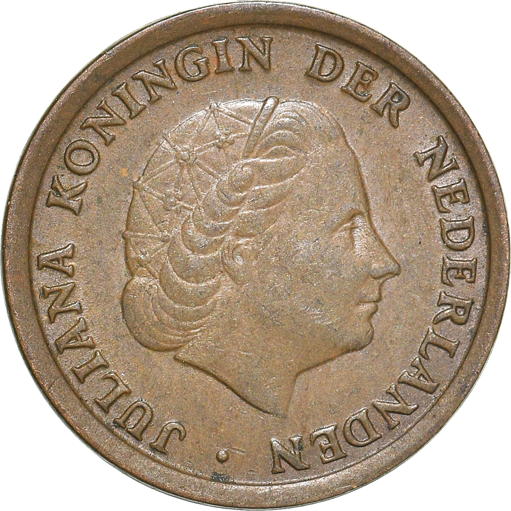 Moneda, Países Bajos, Cent, 1966