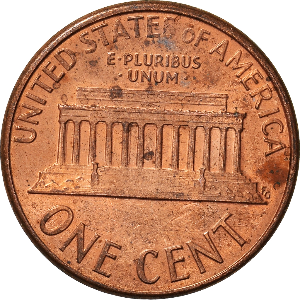 Moneda, Estados Unidos, Cent, 1988
