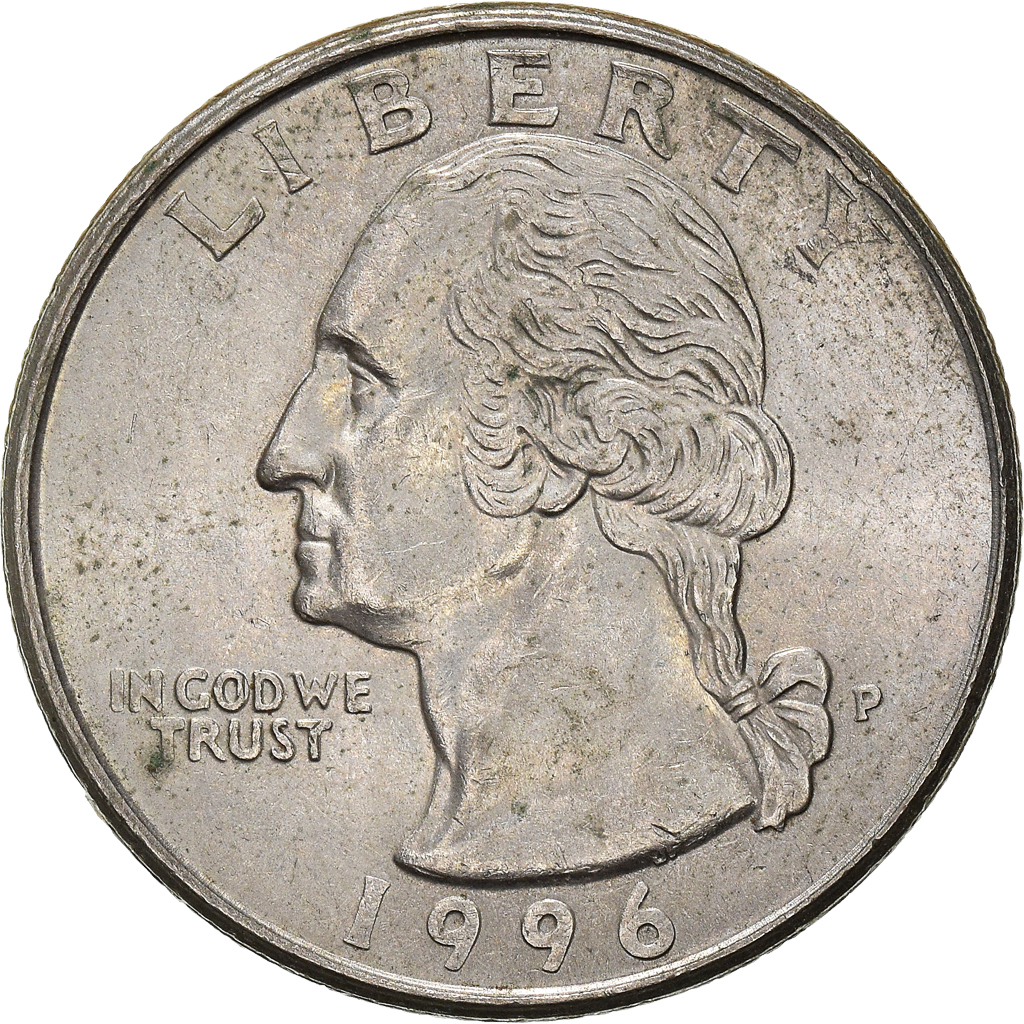 Moneda, Estados Unidos, Quarter, 1996