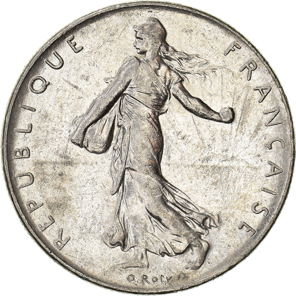 Moneda, Francia, Franc, 1977