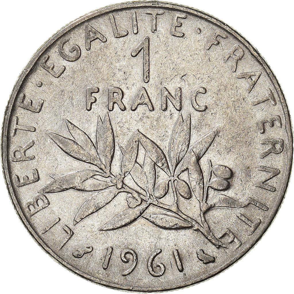 Moneda, Francia, Franc, 1961