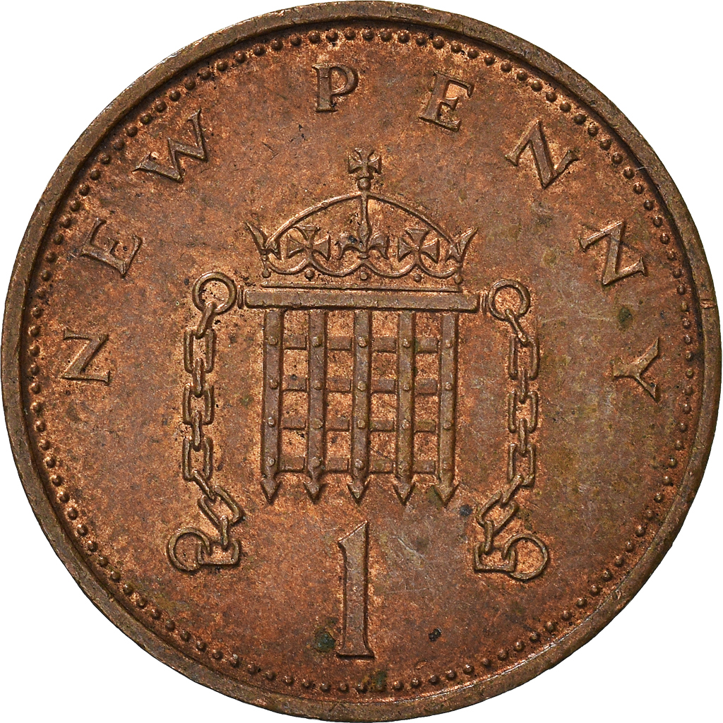 Moneda, Gran Bretaña, New Penny, 1979