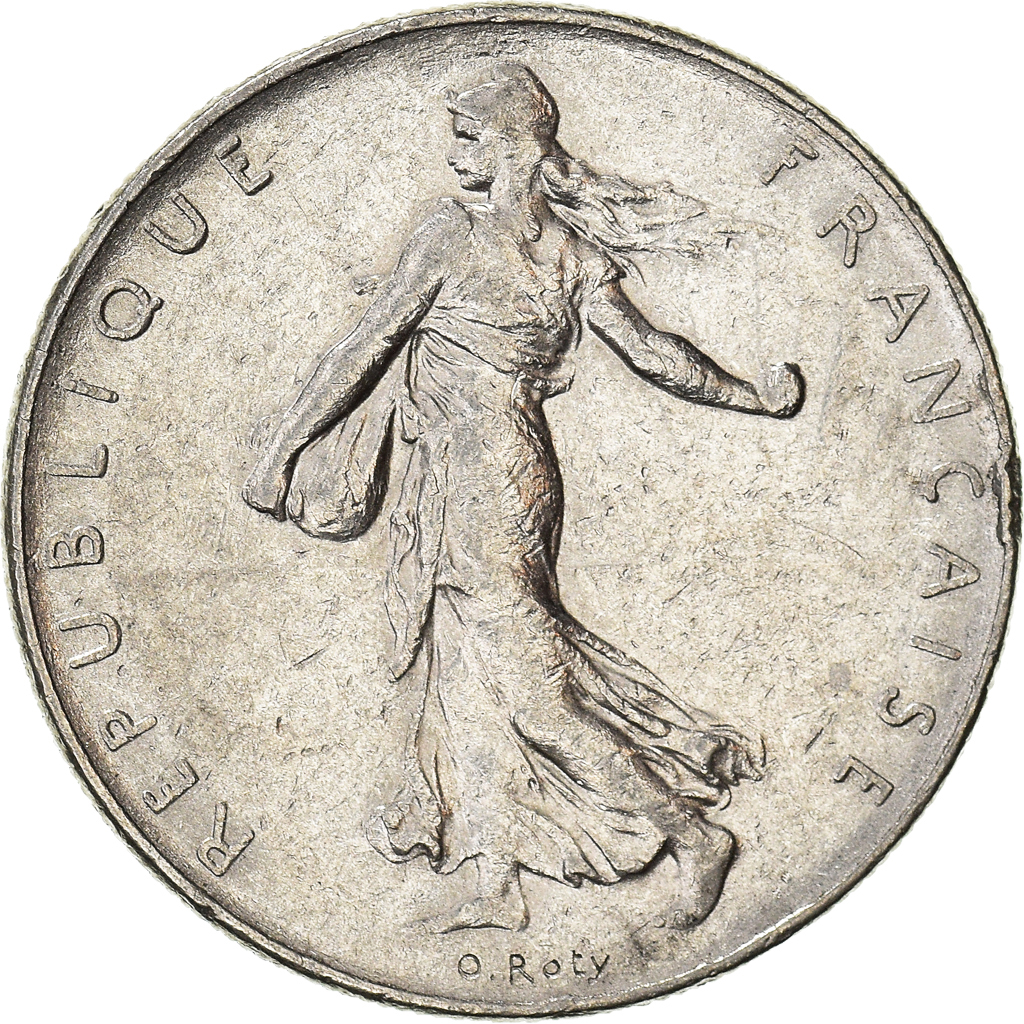 Moneda, Francia, Franc, 1974