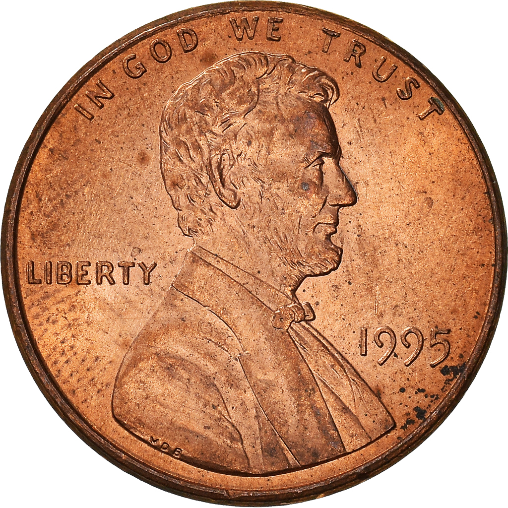 Moneda, Estados Unidos, Cent, 1995