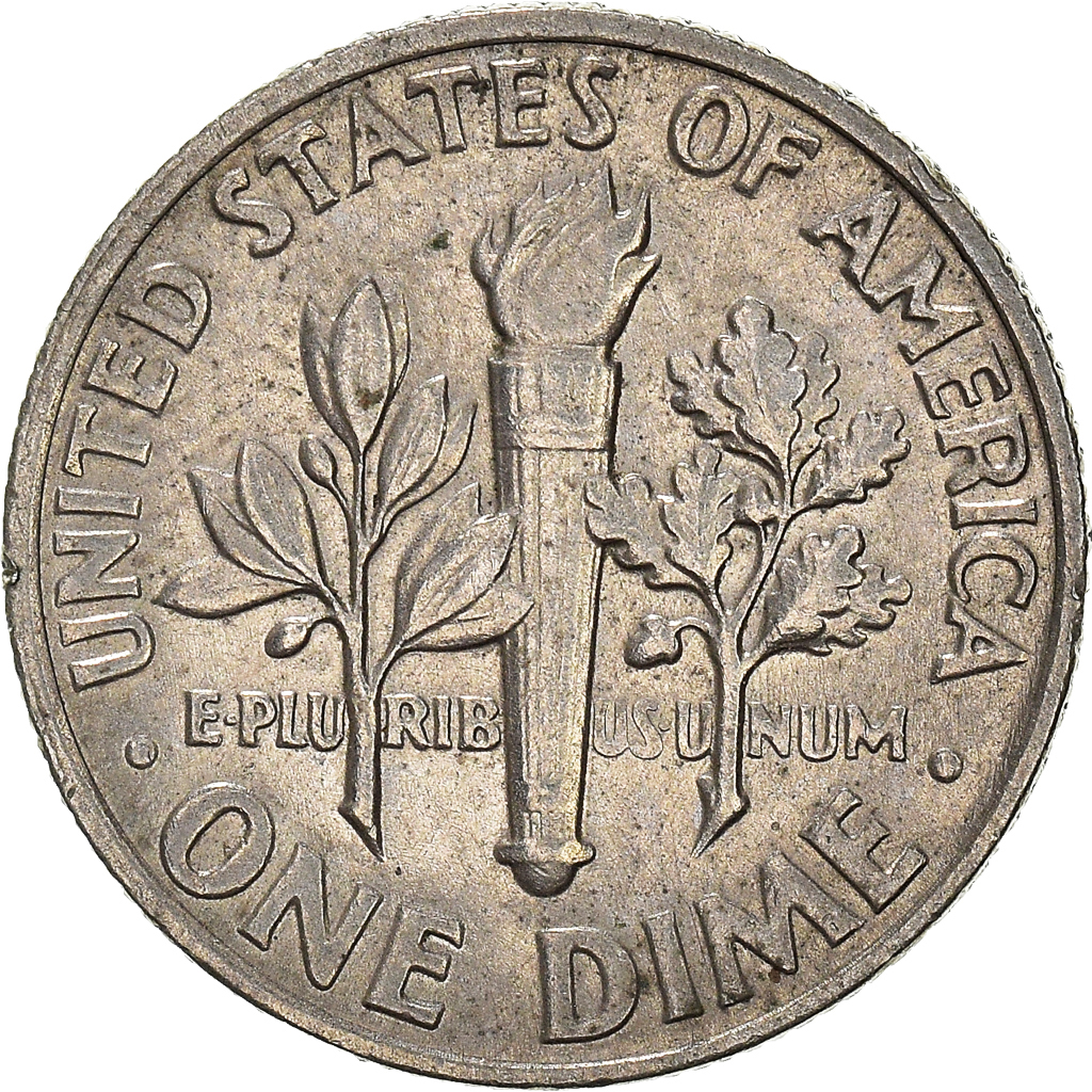 Moneda, Estados Unidos, Dime, 1977