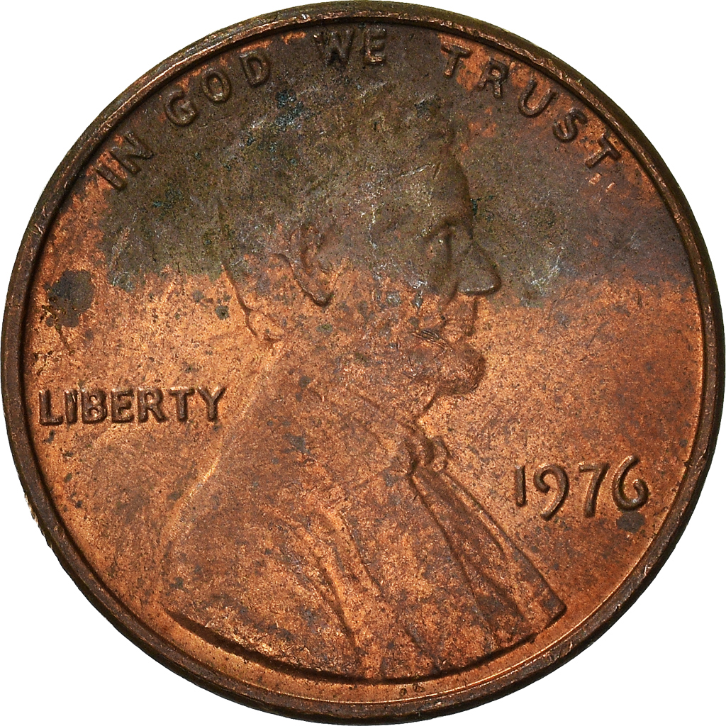 Moneda, Estados Unidos, Cent, 1976