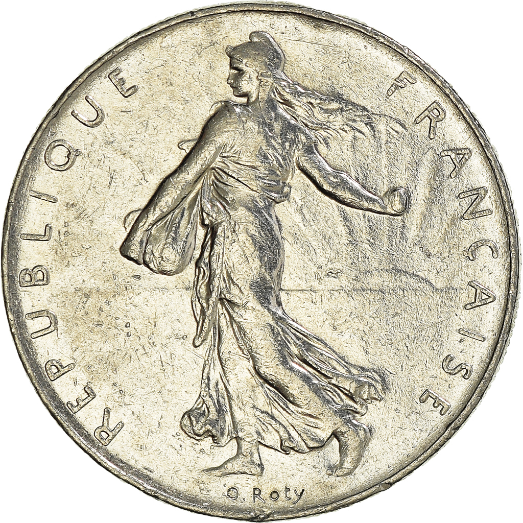 Moneda, Francia, Franc, 1976