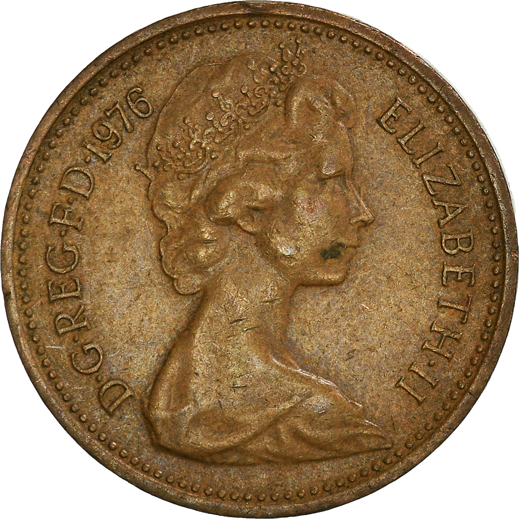 Moneda, Gran Bretaña, New Penny, 1976