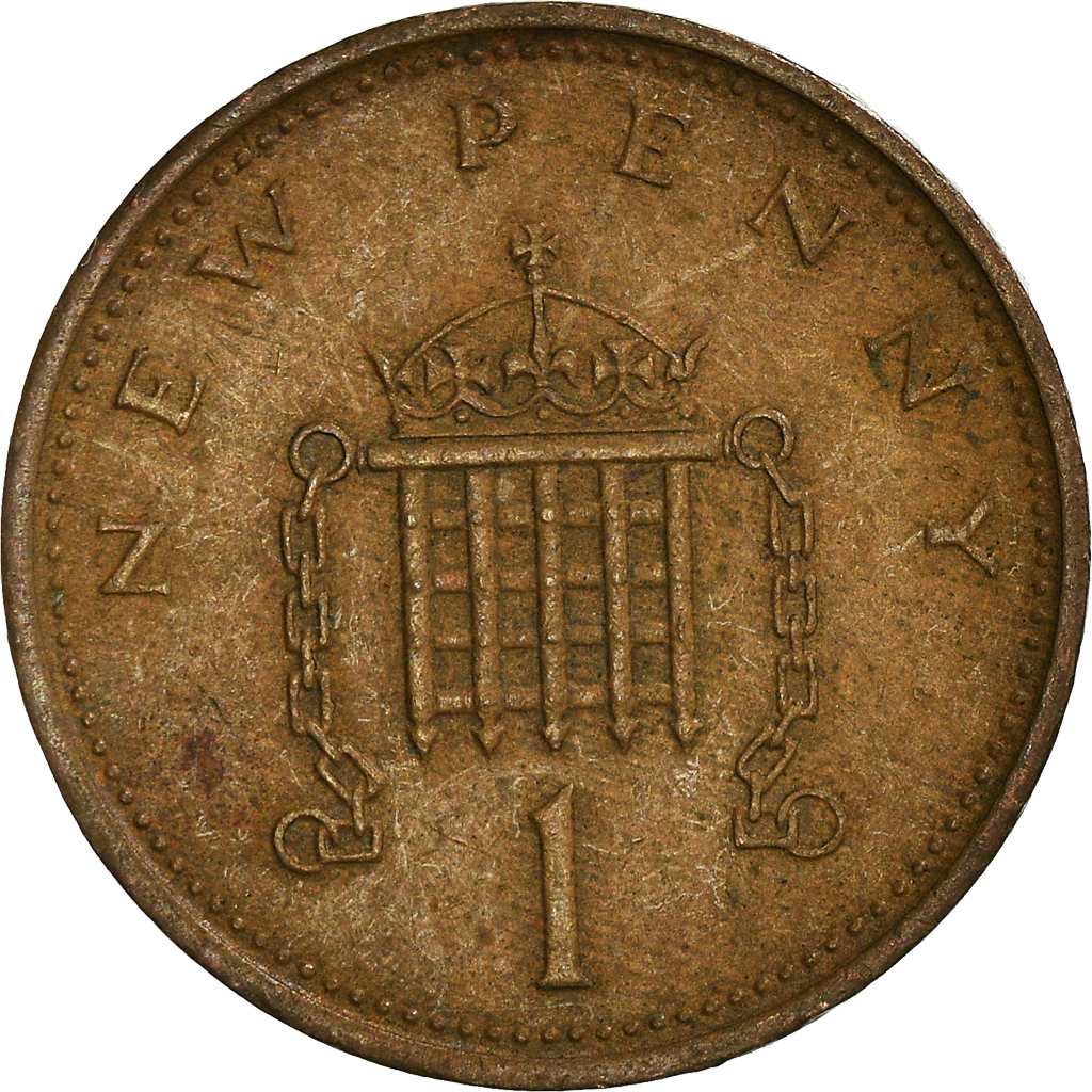 Moneda, Gran Bretaña, New Penny, 1976