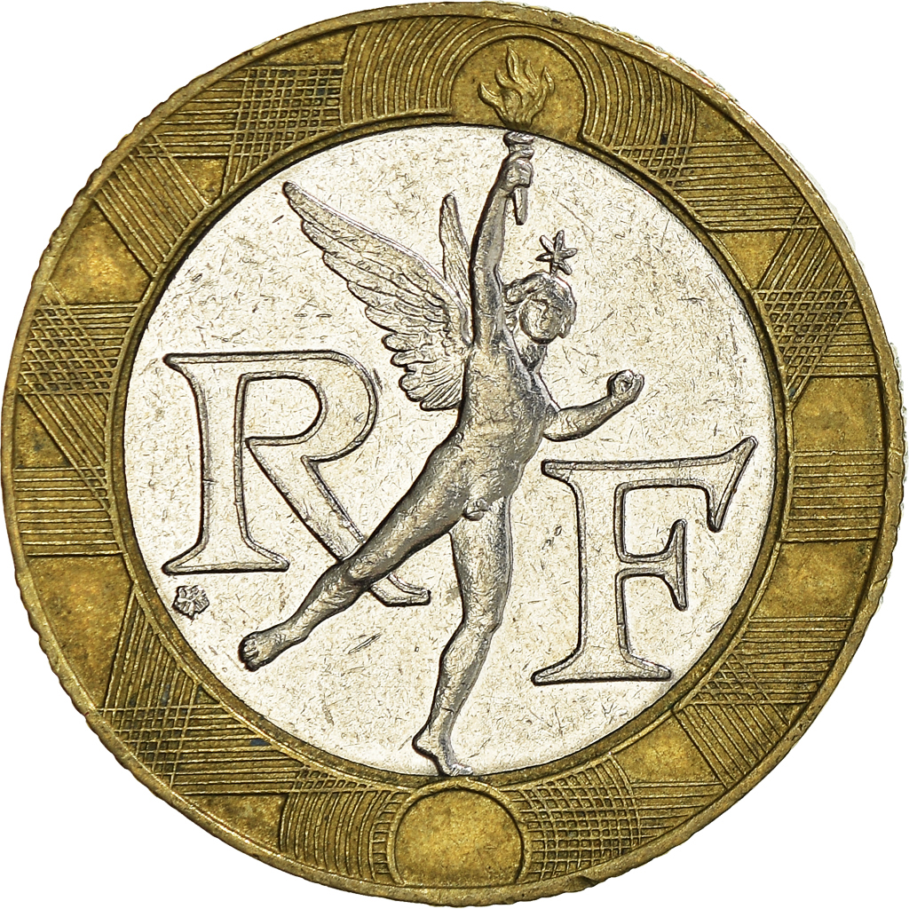 Moneda, Francia, 10 Francs, 1992