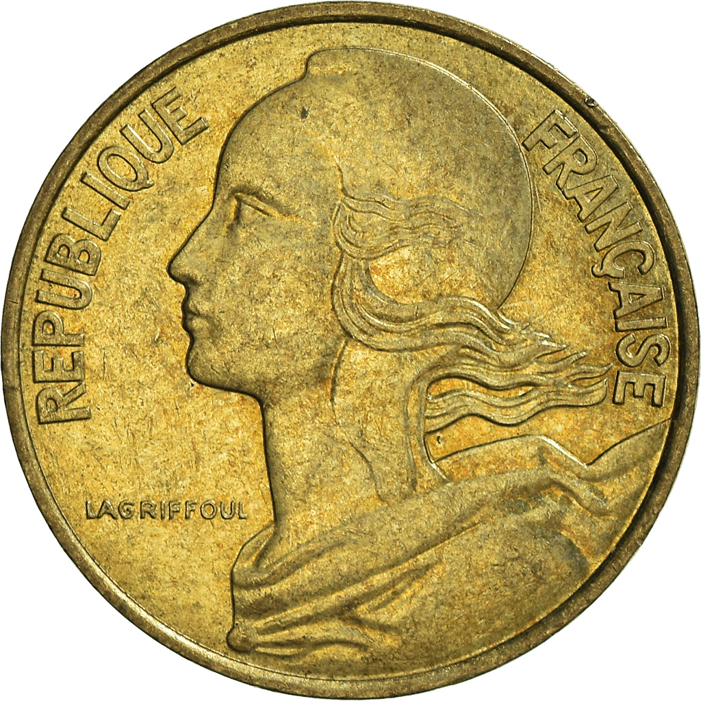 Moneda, Francia, 10 Centimes, 1994