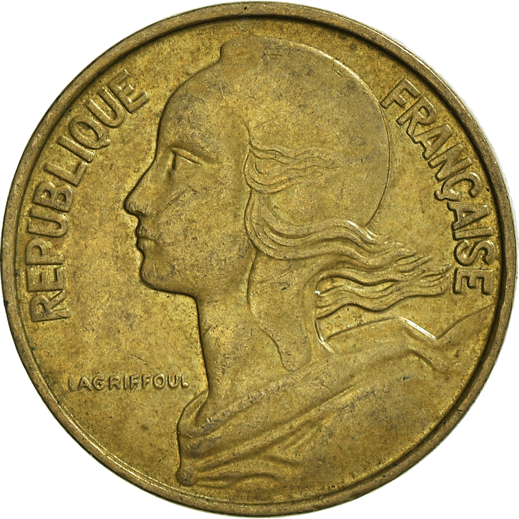 Moneda, Francia, 10 Centimes, 1967