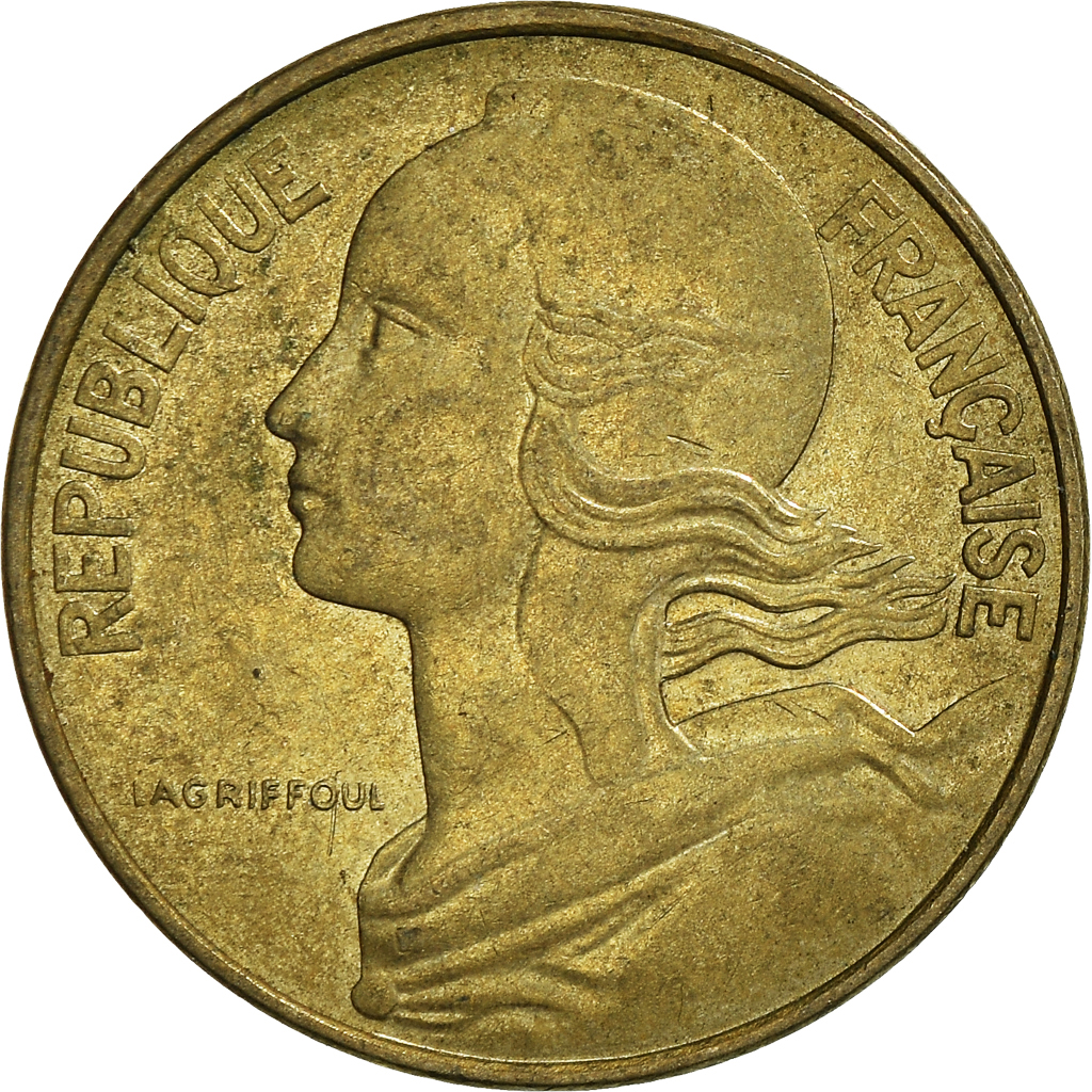 Moneda, Francia, 10 Centimes, 1978