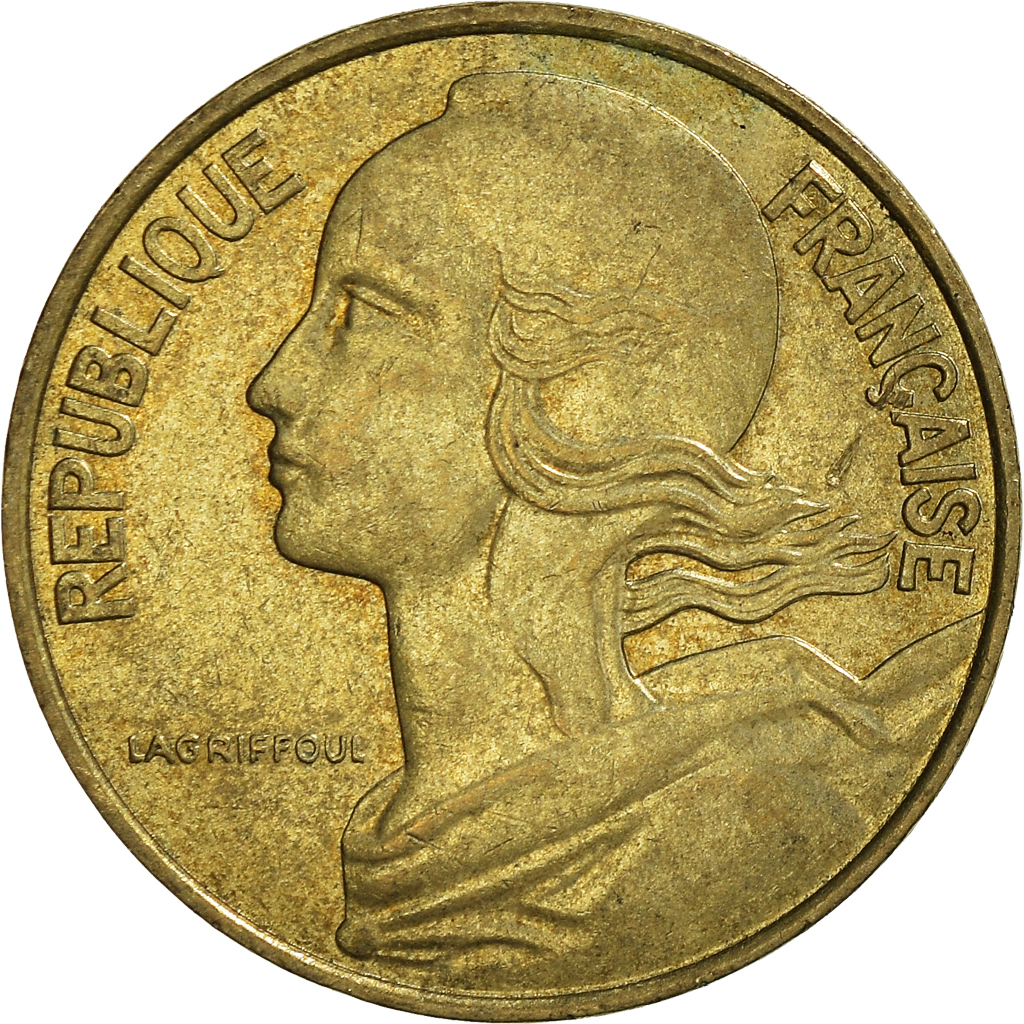Moneda, Francia, 10 Centimes, 1994