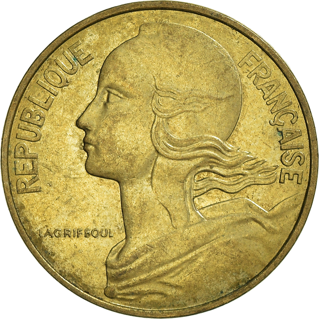 Moneda, Francia, 10 Centimes, 1981